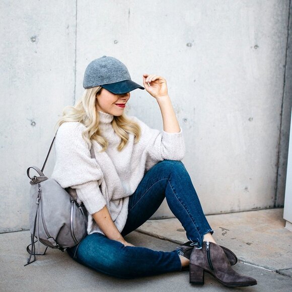 Frye Nora Chestnut/Tan Leather Suede Zip Heeled Fall/Winter/Spring Ankle Booties - Picture 4 of 16